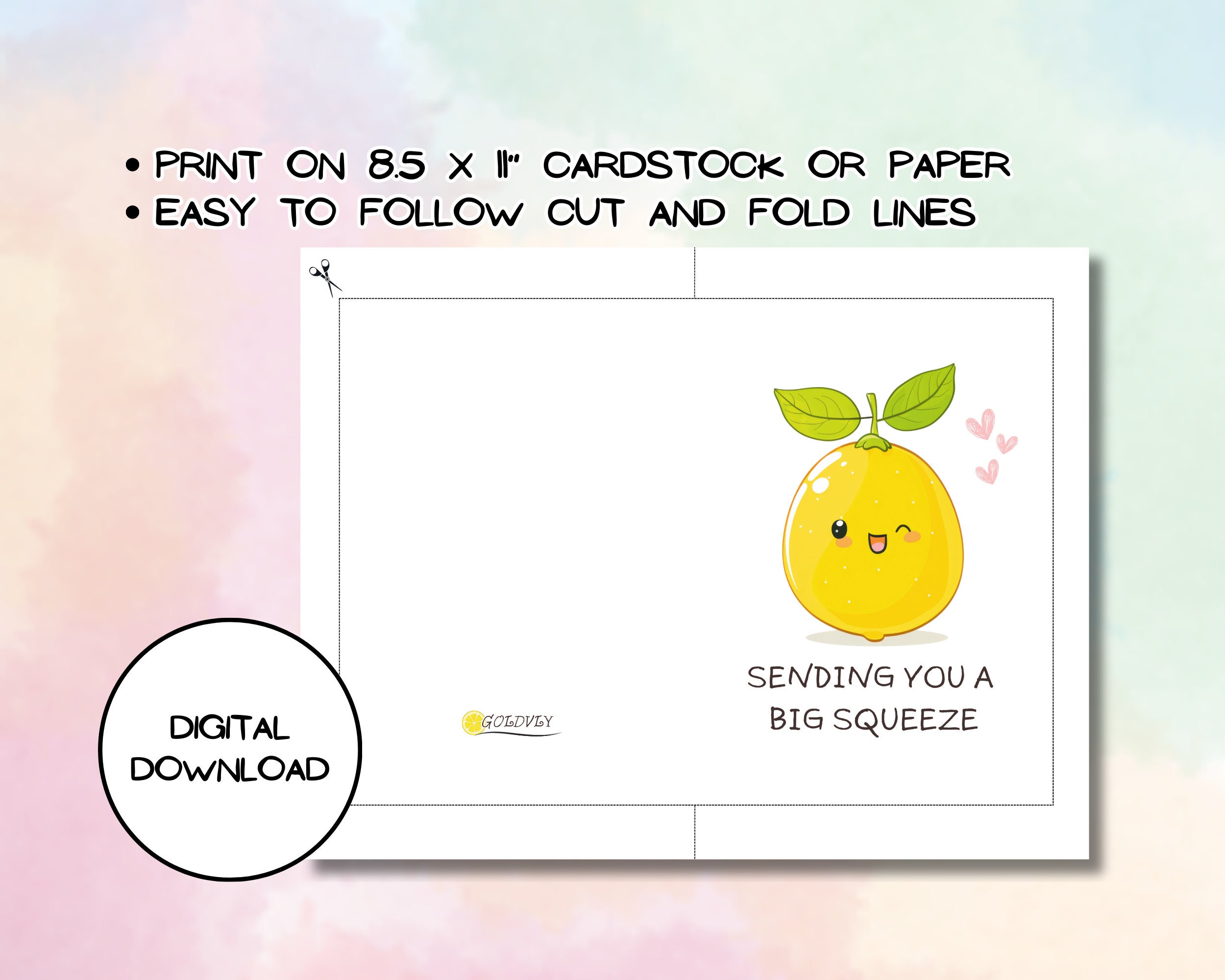 Lemon Mouse Postcard