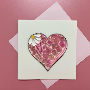 Tarjeta de San Valentín hecha a mano - Nota de amor personalizada para él o ella - Regalo romántico personalizable - Tarjeta de felicitación única