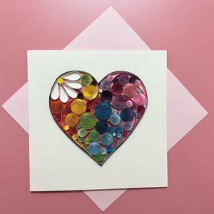 Handgemachte Valentinstag Karte - Personalisierte Liebesnotiz für Sie oder Ihn - Personalisierbares romantisches Geschenk - Einzigartige Grußkarte