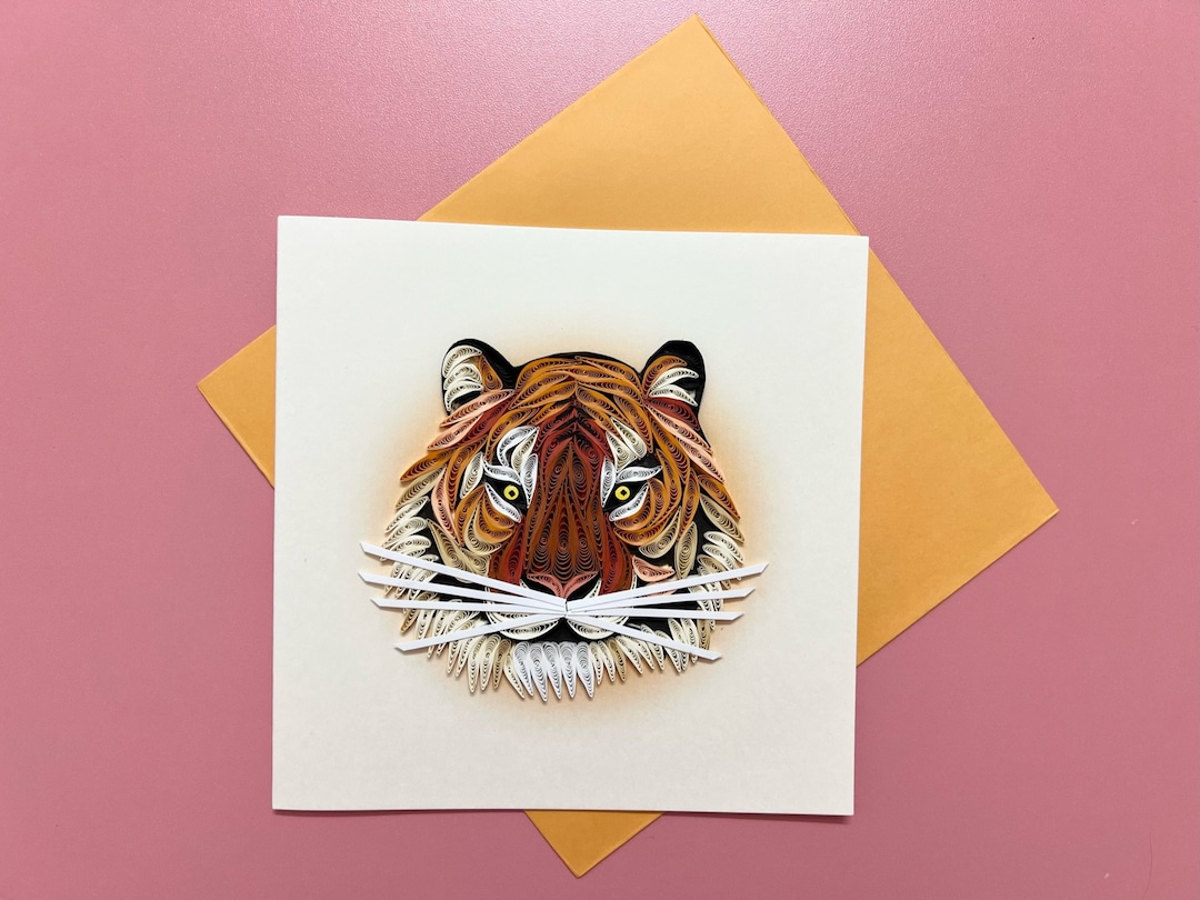 Handmade Animal Card - Unique Wildlife Greeting Card - Perfect for ...