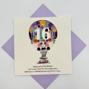 Handmade Birthday Card – Customizable Birthday Wishes for Him & Her – Unique Greeting – Personalized Designs