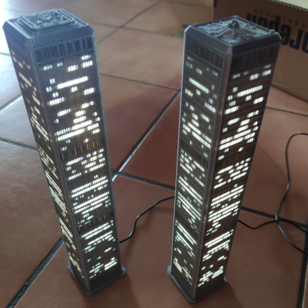 World Trade Center WTC New York Twin Towers Stadtlicht USB erstaunlich..