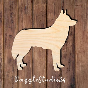 Husky 03DS-Custom Dog Breed Shape-Dog Lover Gift-House Dog Decor-Pet Shapes for DIY Crafts-Pet Decor-Pet memorials-Dog Silhouette.
