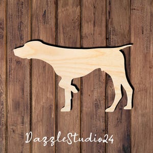 German Shorthaired Pointer 01DS-Dog Wall decor-Hunting Dog Silhouette-Rustic Farmhouse Pet Art Decor-Memorials-Wood Shapes for DIY Crafts