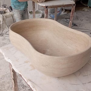 Travertine Sink, Special Order Travertine Sink, Bathroom Sink, Bathroom Decor, Marble Sink, Vanity Sink, Powder Room Sink