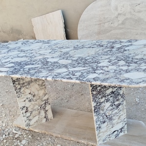 Natural Stone Table, Calcatta viola table , Marble office desk , Natural Dining Table , Dining room table , Table, Handmade Kitchen Table