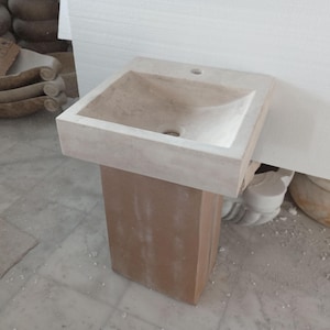 Ready To Ship, Travertine Sink, Special Order Travertine Sink, Bathroom Sink, Bathroom Decor, Marble Sink, Vanity Sink, Powder Room Sink