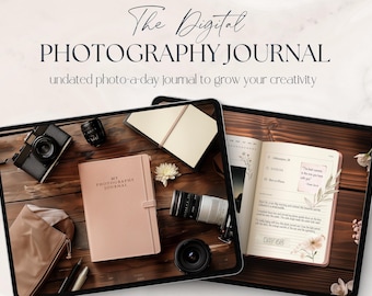 Diário de Fotografia – Planejador de Projeto Fotográfico 365 Dias (Download Digital)