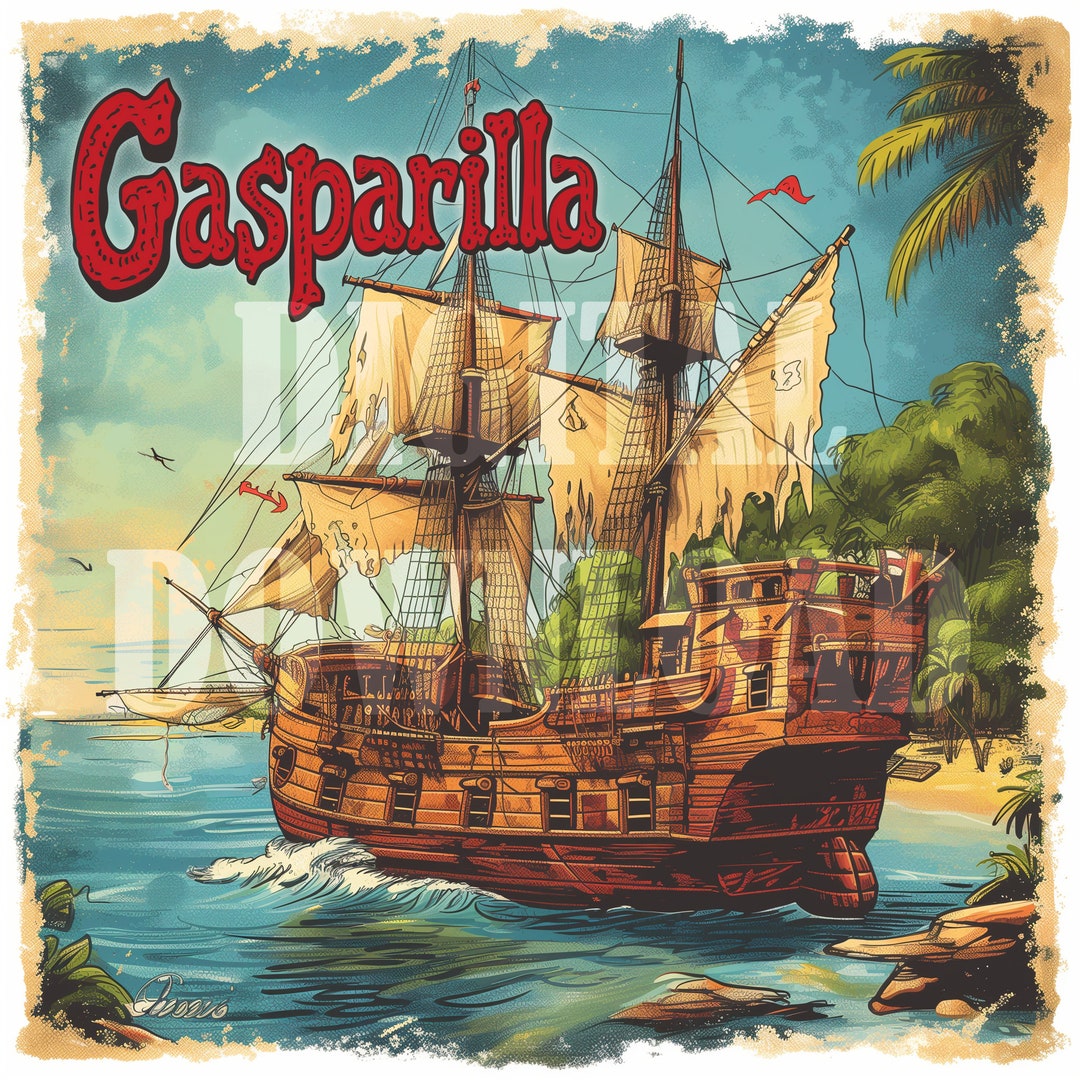 Tampa Gasparilla Pirate Ship Invasion Digital Download - Etsy