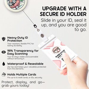 Funny Brain Badge Reel: Neurology Nurse Gift, Quirky Neuro Science image 7