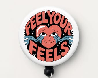Mental Health Badge Reel: Therapist Counselor Gift, Psychiatry Emotion