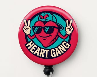 Anatomical Heart Badge Reel: Cardiology Nurse Gift