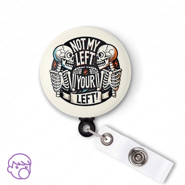 Funny Xray Skeleton Badge Reel - Rad Tech Gift