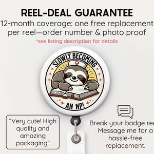 NP Student Badge Reel: Nurse Practitioner School Gifts image 10