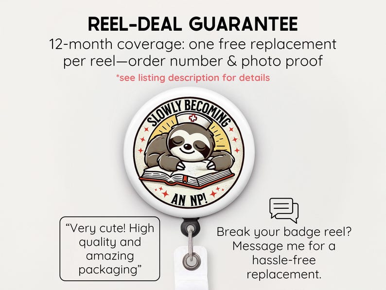 NP Student Badge Reel: Nurse Practitioner School Gifts image 10