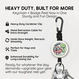 Funny Brain Badge Reel: Neurology Nurse Gift, Quirky Neuro Science image 6