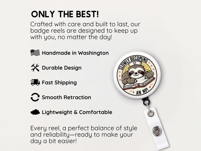 NP Student Badge Reel: Nurse Practitioner School Gifts image 8