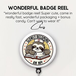 NP Student Badge Reel: Nurse Practitioner School Gifts image 9