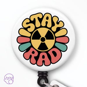 Retro Radiology Tech Badge Reel: Funny Rad Tech Gift