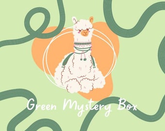 Green Box - Surprise Gift, Yellow Gift, Mystery Gift, Birthday Gift.