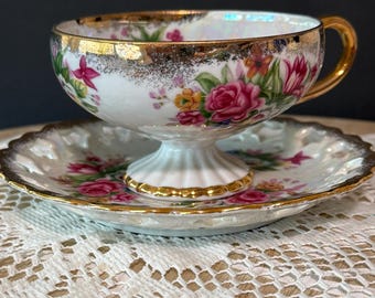 Taza y platillo Royal Halsey Very Fine