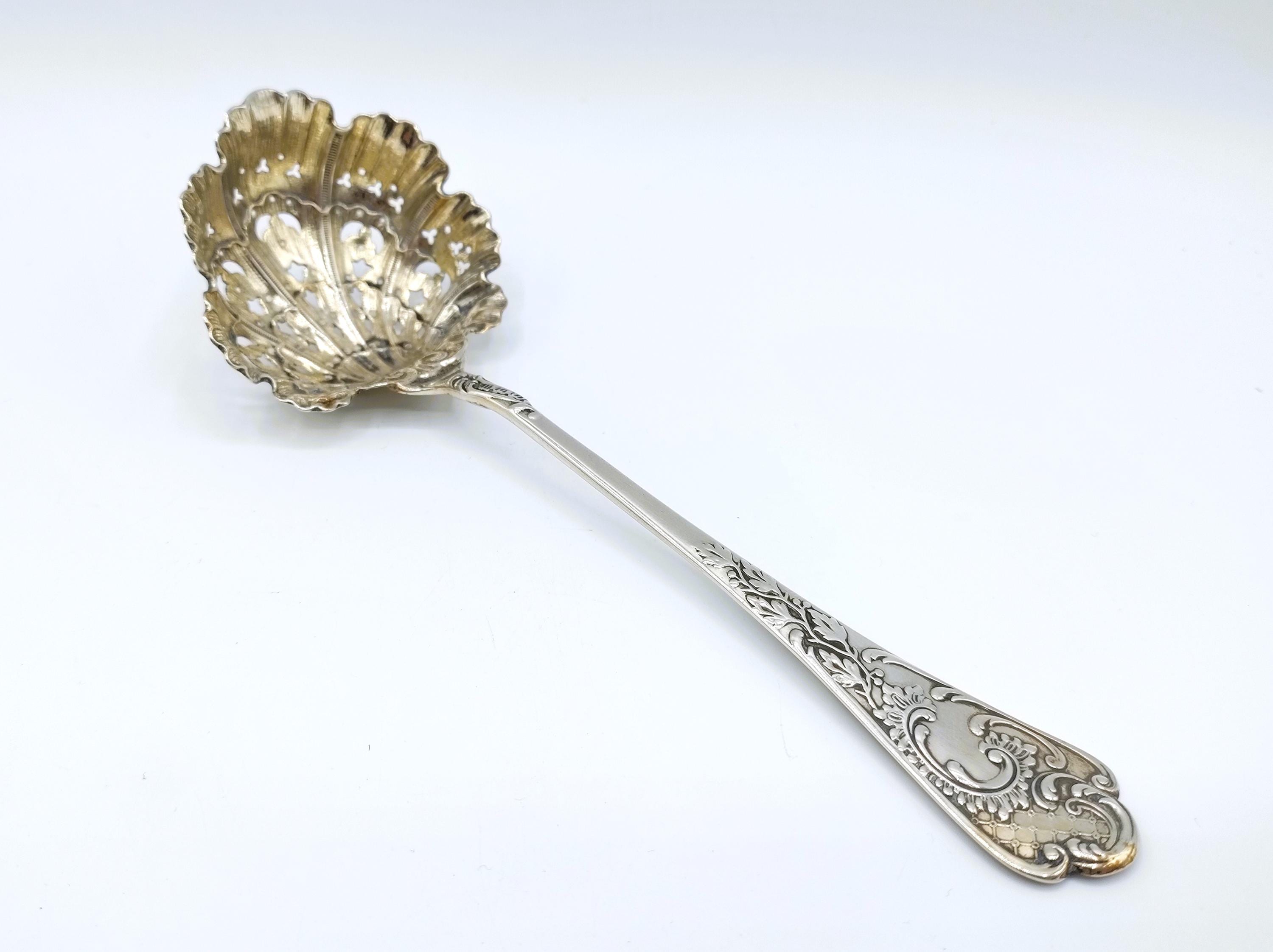 Jardinière Rocaille en argent massif 800, Allemagne – Bruckm