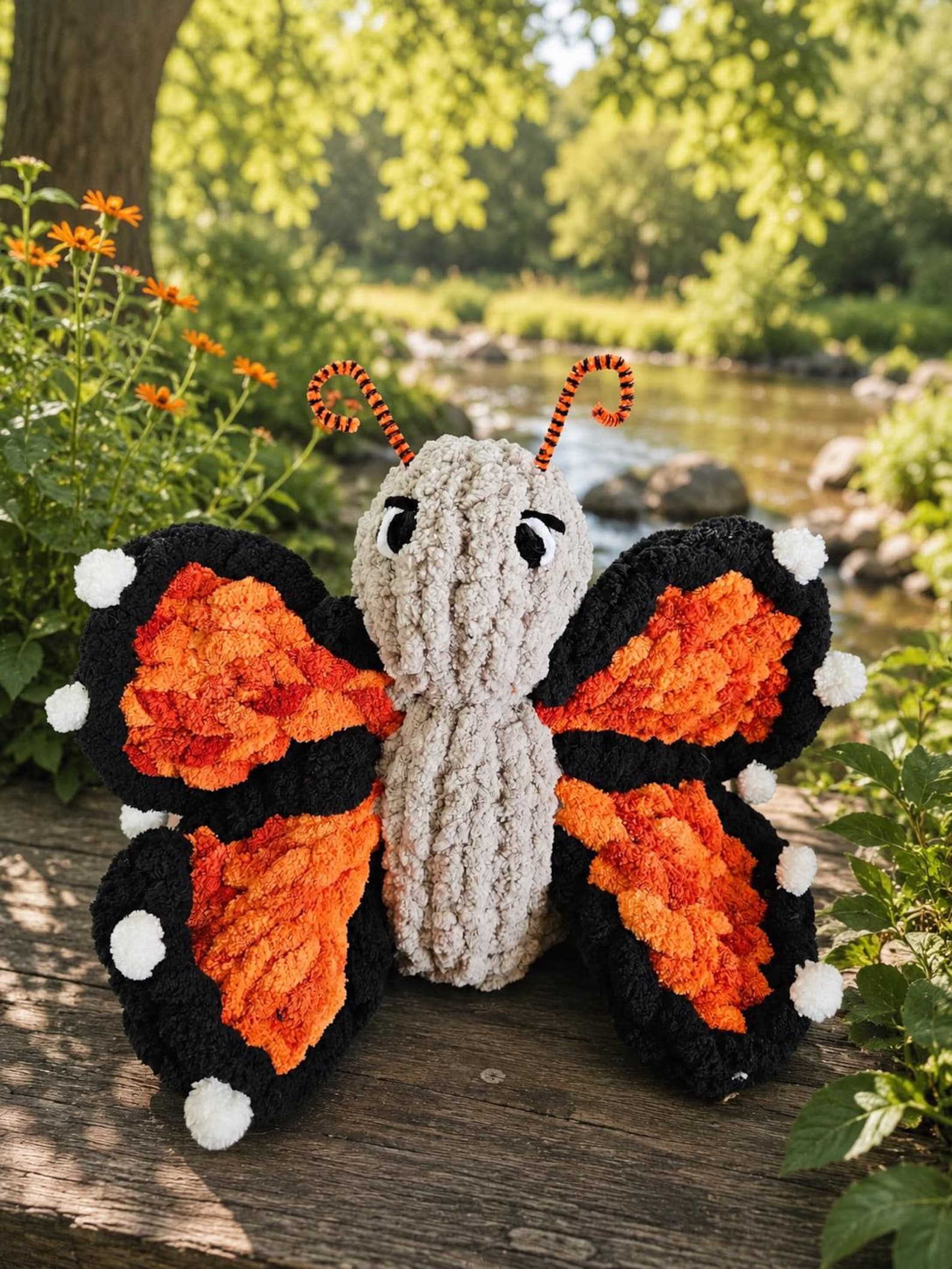 Buttercup the Monarch Butterfly Plush Pattern - Etsy