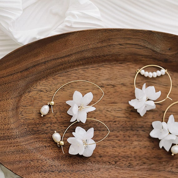 Flower Ethereal Handmade Jewellery Rajnigandha Flower Jewellery