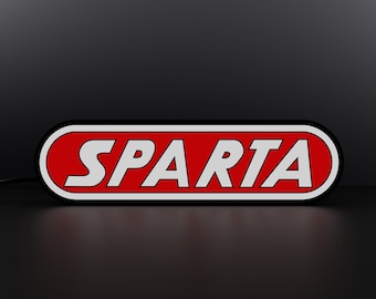 Sparta LED Sign Lamp Lightbox