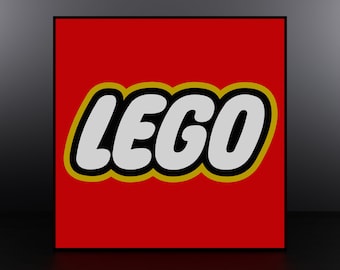 Lego LED-skyltlampa ljuslåda