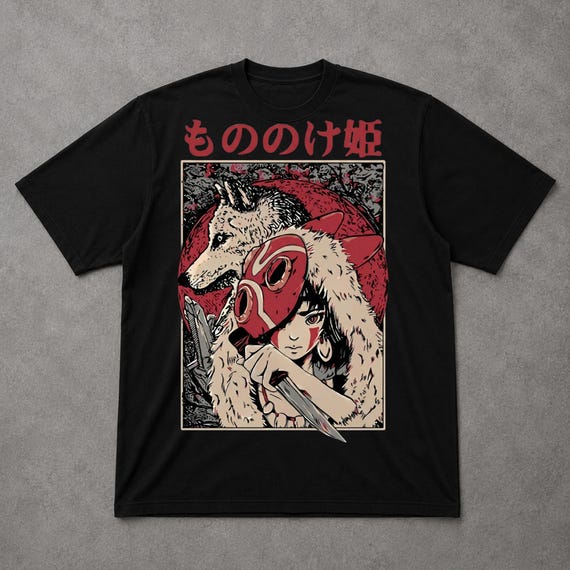 Princess Mononoke Anime Tee | ヤマダウェブコム