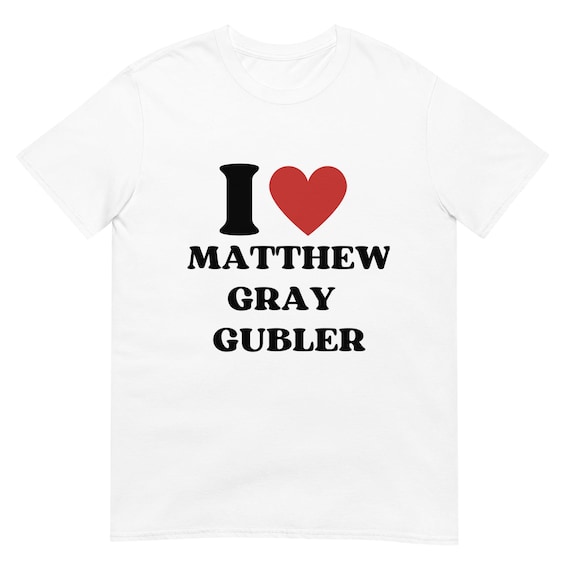 I love Matthew Gray Gubler Unisex T-Shirt