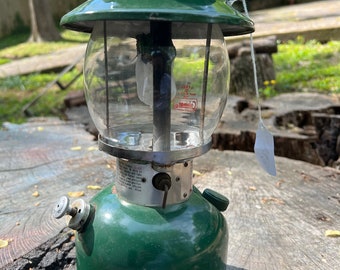 Rare Coleman Lantern Model 200a Vintage GREEN, Made in the