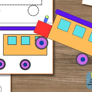 Montessori Cut and Paste Printables – Preschool and Kindergarten ...
