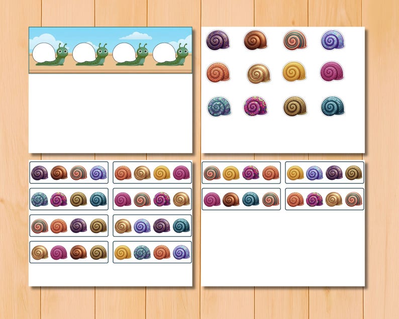 snail sequencing activity
follow the pattern cards