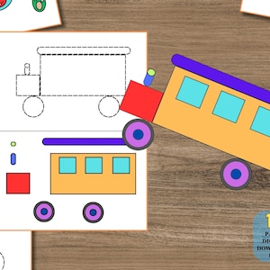 Montessori Cut and Paste Printables – Preschool and Kindergarten ...