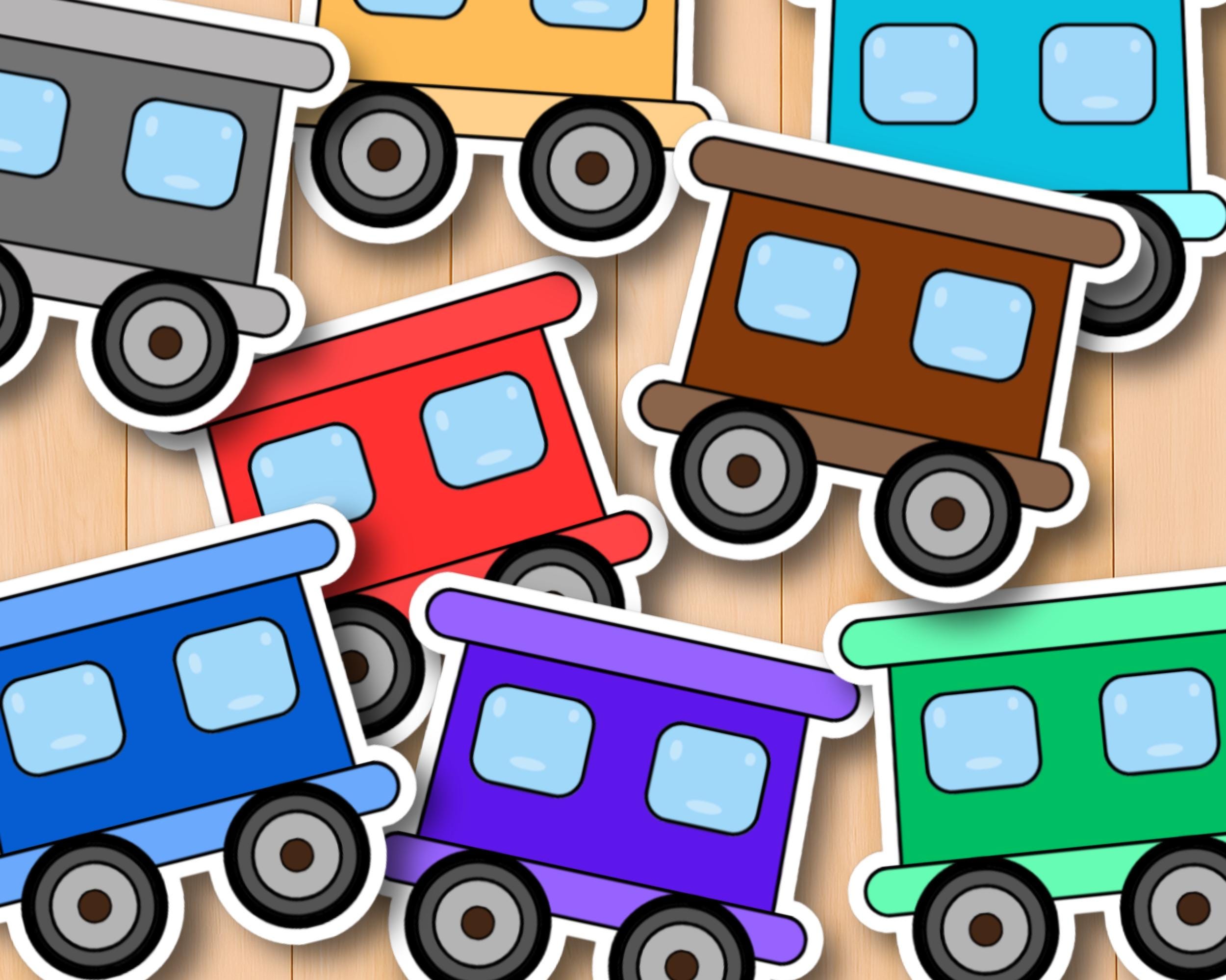 Train Pattern Activity, Preschool Matching Game, Learning Activities ...