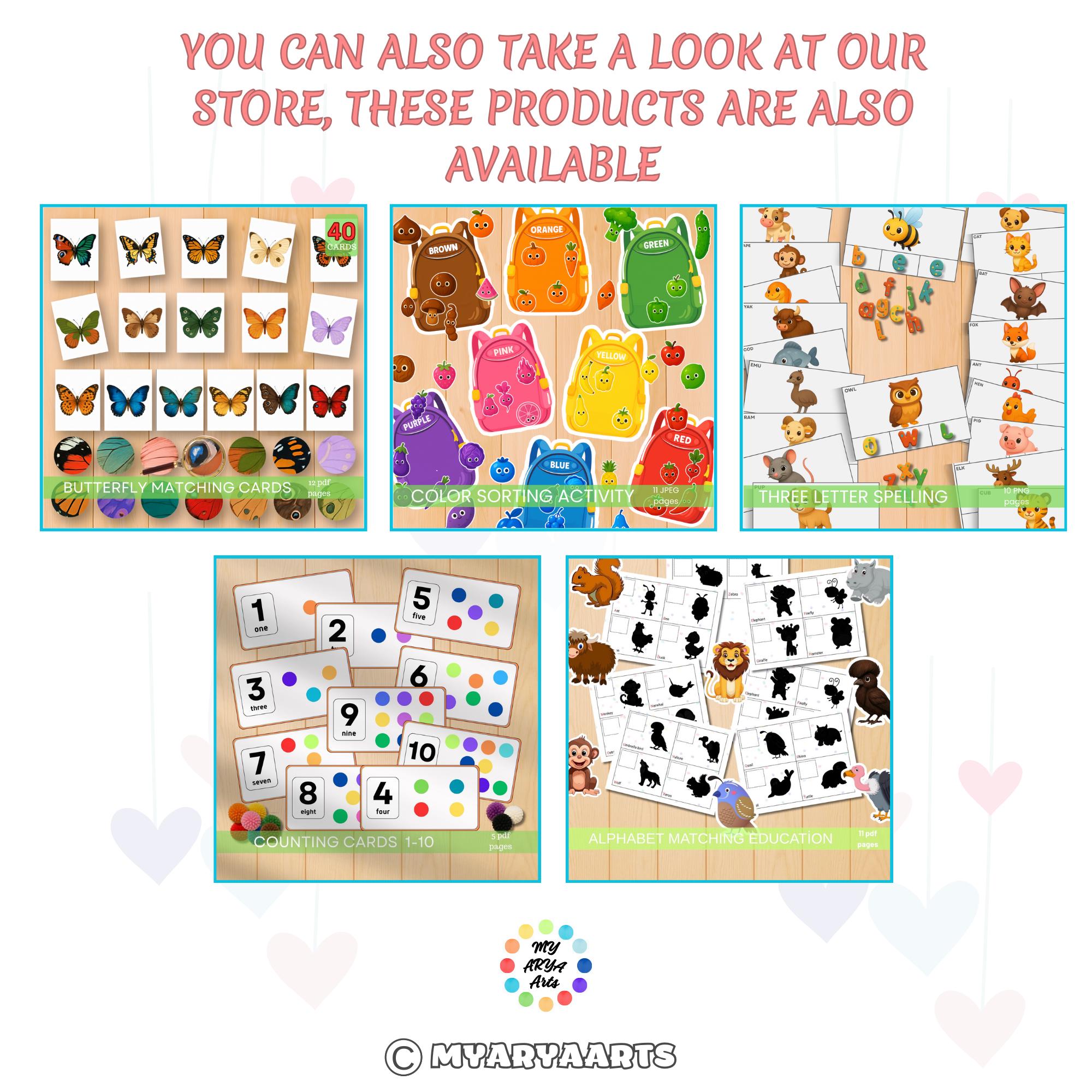 Montessori Cut and Paste Printables – Preschool and Kindergarten ...