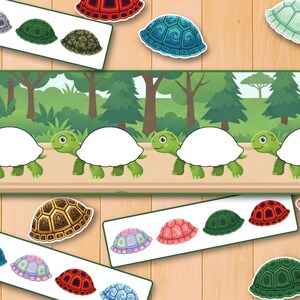 turtle sequencing activity
follow the pattern cards