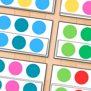 Color Pattern Matching Game, Visual Discrimination Cards, Task Box ...