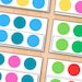 Color Pattern Matching Game, Visual Discrimination Cards, Task Box ...