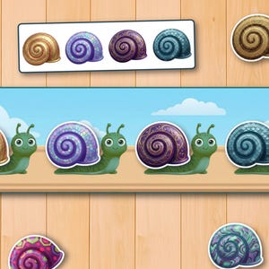 snail shell challenge
snail shell matching
snail worksheet for kids