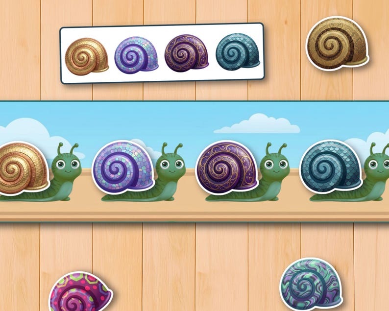 snail shell challenge
snail shell matching
snail worksheet for kids