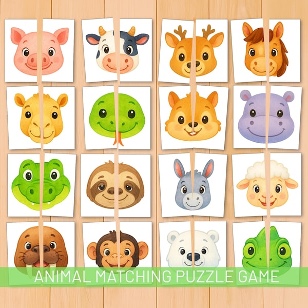 Puzzle Heads - Etsy