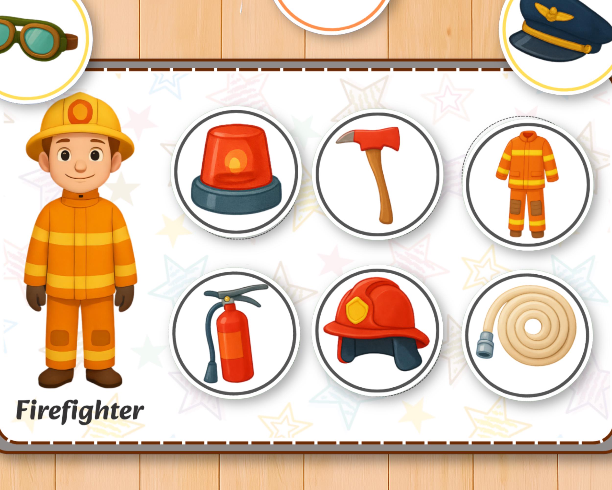 Sort Jobs Worksheet Community Helpers Sorting Game, Jobs Tools Activity, Professions and ...