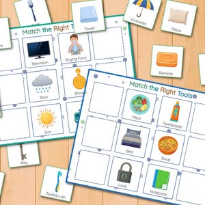 educational matching activity
visual discrimination activity