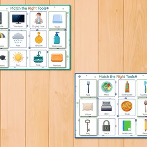 what is it used for worksheet
preschool matching activity