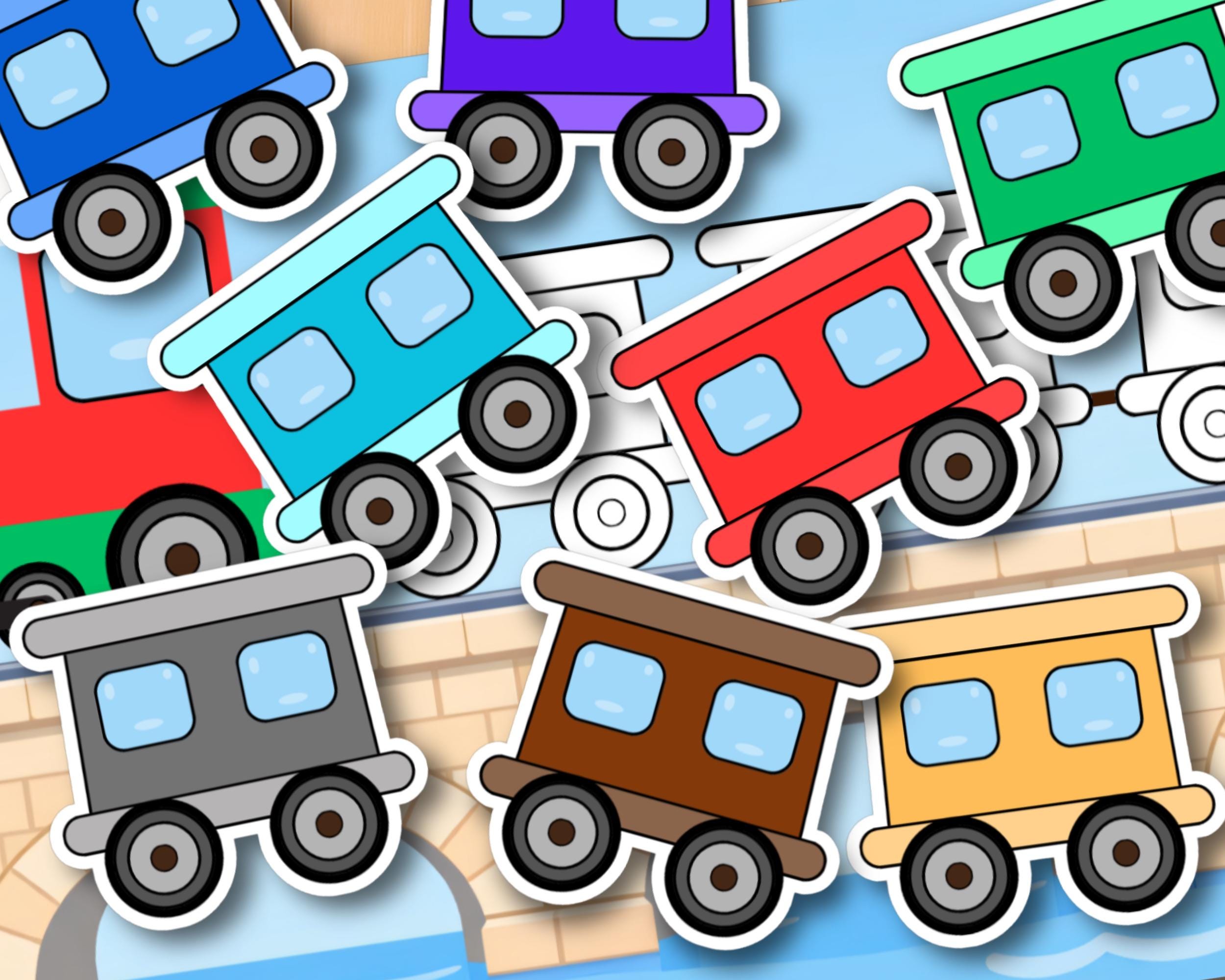 Train Pattern Activity, Preschool Matching Game, Learning Activities ...