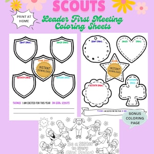 Pfadfindertreffen Malseiten zum Ausdrucken (Digital Download)