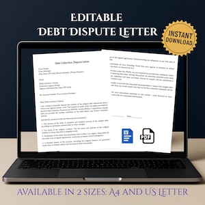 Ultimative Inkasso-Streitigkeitsbrief Word und PDF, bearbeitbarer Umschuldungsstreitbrief, Umschuldungsvalidierungsbrief PDF, Vorlagen für den Erfolg